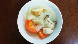 パルシステムの野菜を使うカレー味のファイトケミカルスープ！